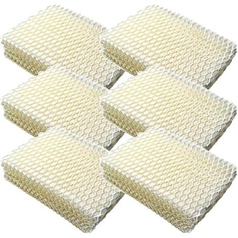 Wick filter for humidifier compatible with ReliOn WF813 RCM-832 RCM832 RCM-832N DH-832 Duracraft DH-830 Robitussin DH832 Honeywell HC832 humidifiers - 6 pieces (1/4)
