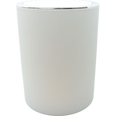 Trendline Kosmetikeimer 5 l beige Mülleimer Abfalleimer Bad Badeimer