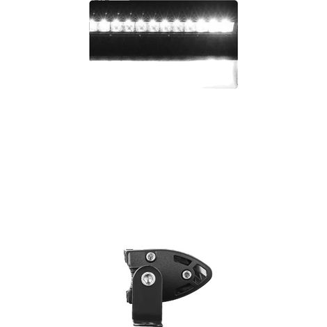 Barre lumineuse LED Slim, rangée unique, tension de fonctionnement 10-30V, étanche IP68 (1/2)