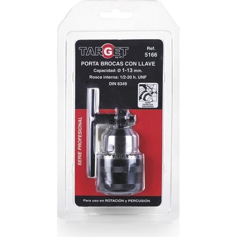 Portabrocas tal con llave 1,0-13 mm 1/2´-20h target
