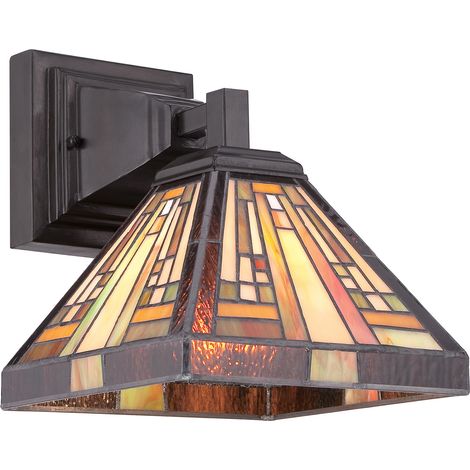 Elstead Stephen - 1 Luce Tiffany Luce Vintage Bronzo, E27 (1/5)