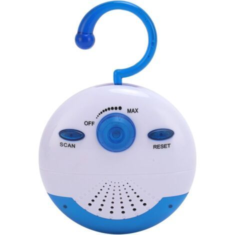 Douche Radio étanche en Haut-parleurs de Radio FM pour Salle de Bain, Radio de Douche FM Portable Intégrée en Haut-Parleur et Antenne (1/4)