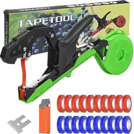 Machine à Nouer Plantes Machine Taper Nouer Branches Outil Jardinage Manuelle Attacher Pince à Lier pour Attache Tomate Plantes Jardin Fruits Légume Fleurs Vigne Branches Pince de Dressage (1/5)
