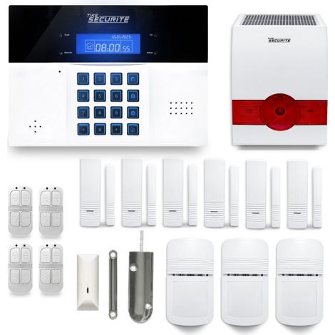 Alarme Maison Sans Fil DNBi47 Compatible Box internet et GSM (1/4)