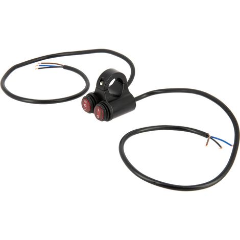 Double interrupteur étanche pour guidon Ø22mm (1/2)
