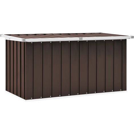 Coffre de rangement de jardin Marron 129x67x65 cm vidaXL (1/5)