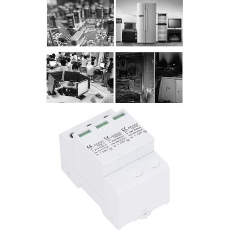 Überspannungsschutzgerät für Photovoltaikanlagen (DC SGSP-40), weiß, 1000 V, 40 kV, dreiphasig (1/5)