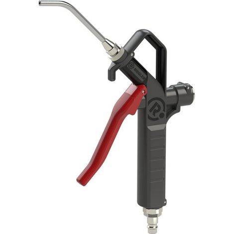 Pistola che soffia. Plastica. Dosabile. Foglio NW 7.2Raccord in fondo. Ugello della canna Riegler