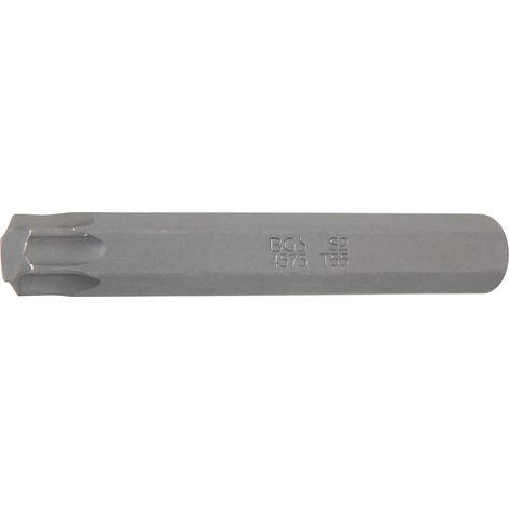 Punta longitud 75 mm entrada 10 mm (3/8") perfil en T (para Torx) T55