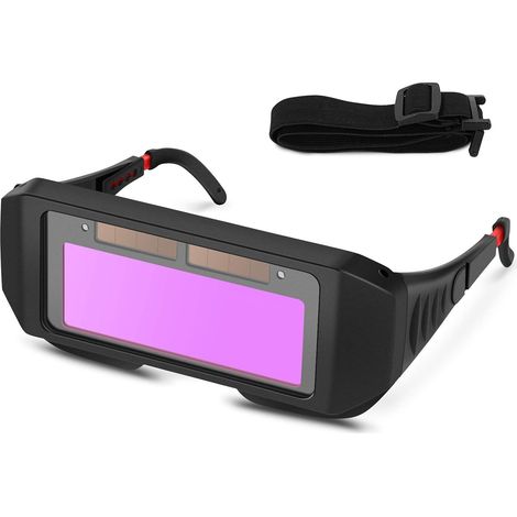 Welding Goggles, Automatic Welding Goggles, Auto Darkening Sunscreen TIG MIG Lens Welder Goggles for Eye Protection (1/5)
