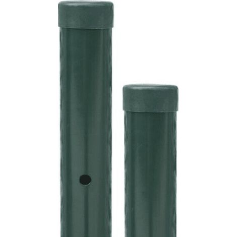 PALO PER RECINZIONI IN FERRO VERNICIATO VERDE Ø 34MM TONDO MT 1,75 H 535 (1/2)
