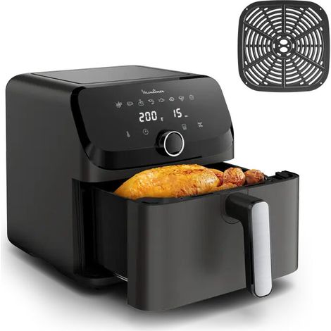 Moulinex Easy Fry Mega Friggitrice ad aria Coal Grey 7.5L EZ855HF0 (1/7)