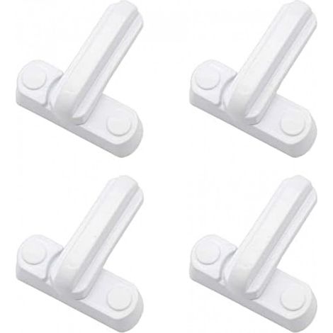 Ensemble de verrouillage de sécurité pour la maison, verrous, butée de poignée, pour portes, placards, fenêtres, 4 pièces