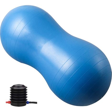 Ballon En Forme De Cacahuète - Anti-Éclatement Pour Accouchement, Rééducation Physique Enfants Et Renforcement Du Core - 65 cm - 1 Pièce