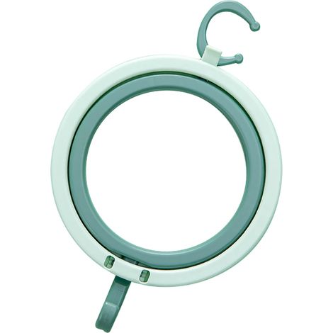 Organisateur de chapeaux à crochet resistant à l'usure multifonction support chapeau pour écharpe sac à main cravate vert clair vert foncé (1/3)