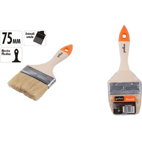 Kaela - Pennello Piatto Da 3" 75mm Pennellessa Per Pittura Verniciare Dipingere 90265 - (1/3)