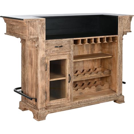 Mueble Bar Mango Metal 152X61X107 Barra Natural (1/5)