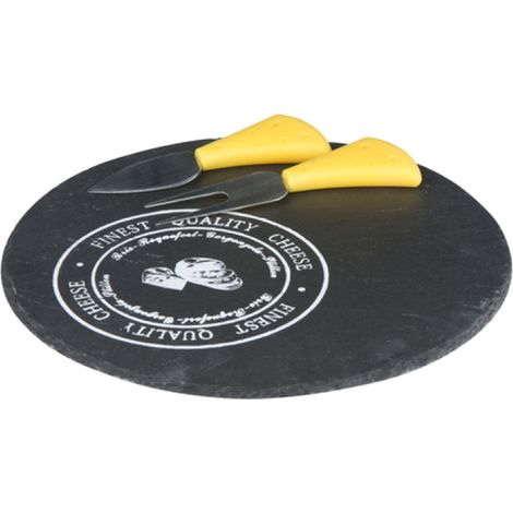 3er Schiefer Käse-Brett-Set Ø23cm-M99360 (1/2)