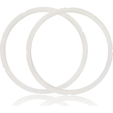 Junta de silicona de 6 cuartos para olla instantánea de 6 y 5 cuartos, silicona de grado alimenticio, compatible con IP-DUO60, IP-LUX60, IP-DUO50, IP-LUX50, Smart-60, IP-CSG60 e IP-CSG50 (paquete de 2