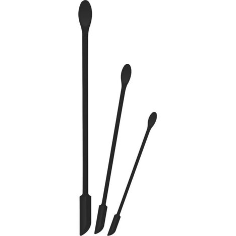 Mini Silikon Spatel Set 3 Stück, Doppelseitig Multifunktional für Kosmetik & Küche