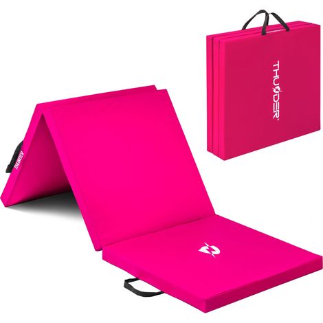 Tappetino da ginnastica rosa Thunder® 180x60x5 cm MG-02-ROSA (1/5)