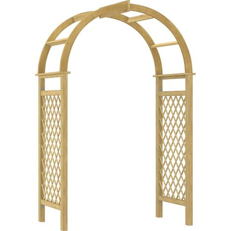 Maison Exclusive - Arco con Traliccio 141x97x243 cm in Legno di Pino Impregnato (1/5)
