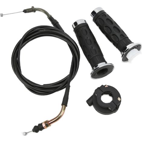 7/8-Zoll-Drehgasgriffe mit Kabelhalterung für GY6 50-125 cm³ Roller, Motorräder und Quads, Ersatzteilset (1/5)
