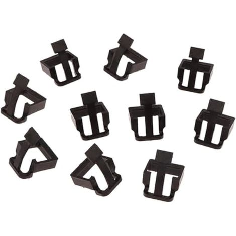 Lot de 10 clips de réparation de connecteurs RJ45 compatibles avec cables Ethernet Cat5e Cat6 pour usage domestique Boucles réseau (1/4)
