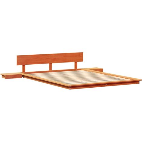 Estructura de cama Marrón 160 x 200 cm Madera vidaXL (1/5)