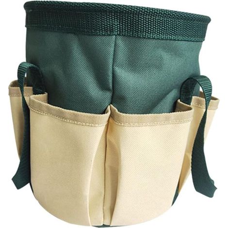 Bolsa de almacenamiento grande，Cesta para herramientas de jardín，Artículos de jardinería，Múltiples bolsillos，21 x 19 x 19 cm (1/5)
