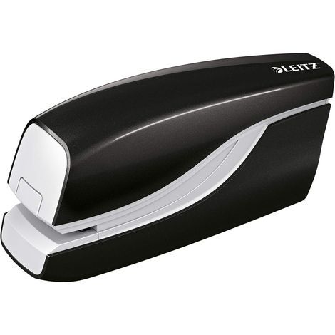 Leitz WOW Grapadora eléctrica negra oficina ergonómica