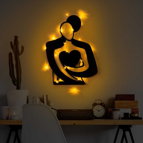 Cuadro Miza, Estructura de Metal, 70x52h cm Negro (1/3)