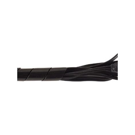 Gaine cache-fils spiralee 10m / ø15mm (noir)