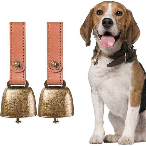 Clochettes pour chat, breloques pour collier de chien, collier anti-perte, 2 pièces (1/4)