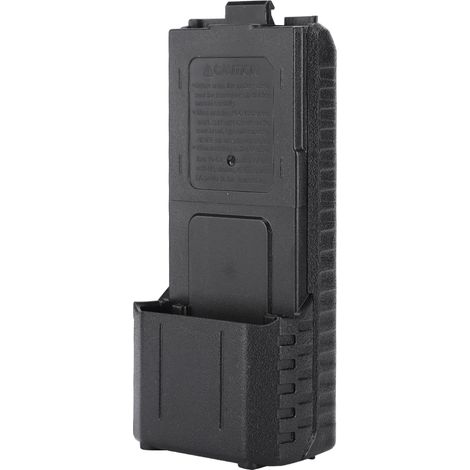 Boîtier de batterie portable en plastique noir long pour BAOFENG UV 5R, UV 5RB, UV 5RE, UV 5Re (1/5)