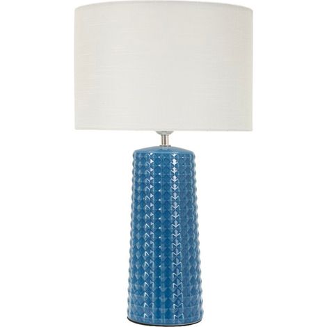 Lampada da tavolo in ceramica blu, Ø30x52 cm – Gliss (1/5)