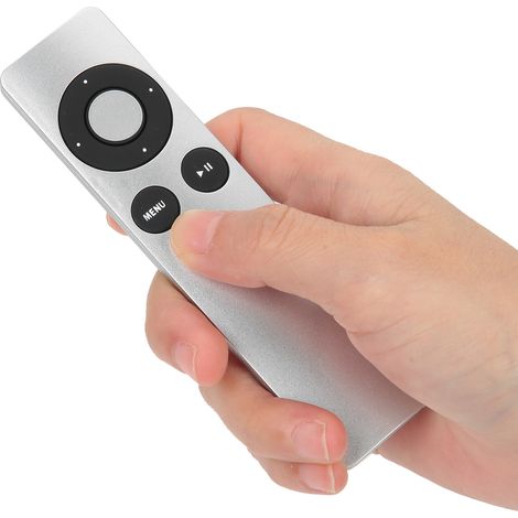 Télécommande universelle argent pour téléviseurs iOS 2/3 MC377LL, compatible avec modèles Apple TV. (1/5)