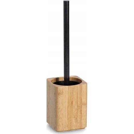 Zeller Elegante spazzola per WC in bambù marrone 35 cm