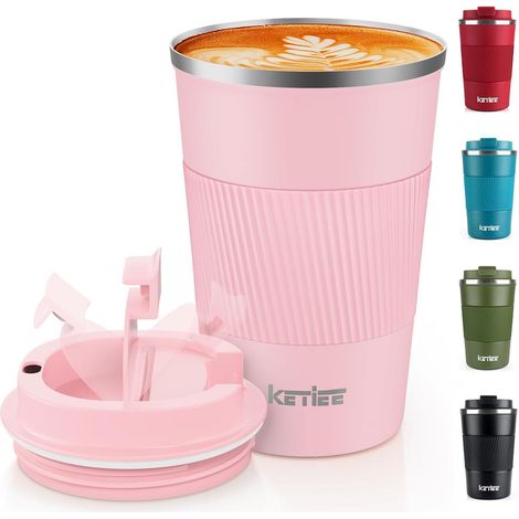 Thermobecher Kaffee to go 380ml doppelwandig auslaufsicher mit Deckel (1/5)
