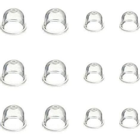 12 Pieces Carburetor Amorce Pump Bulb - 19 mm and 22 mm - Pear Pump Amorcage - Accessories of Carburetor for Debroussailleuse Chainsaw Blower Mower (1/5)