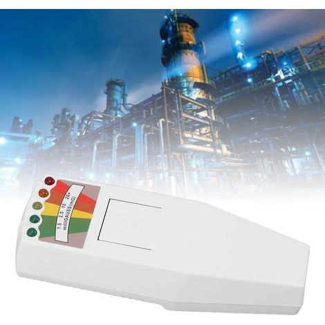Testeur de rayonnement nucléaire, compteur Geiger, détecteur de rayonnement nucléaire, détecteur de rayons X, testeur de radioactivité (blanc) (1/5)