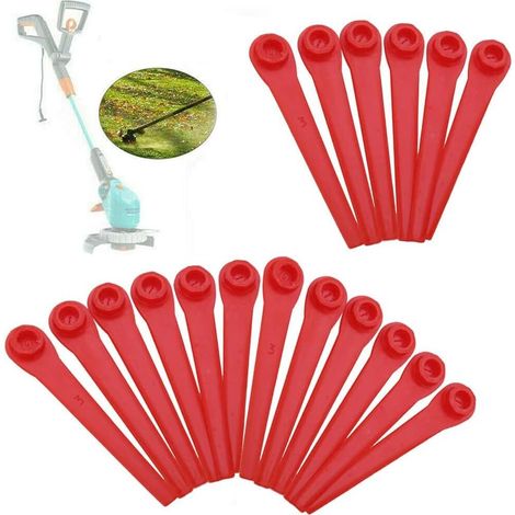 32 lames de rechange en plastique pour débroussailleuse Gardena 9823, 9825 et 9820 (1/5)