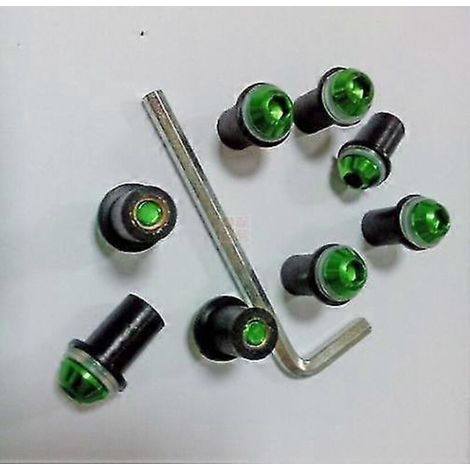 Pare-brise ABS de haute qualité pour moto Yamaha YZF R1 (2004-2006) - Vis vertes (1/5)