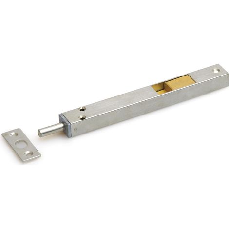 Rohrkantriegel mit Schiebemechanismus verzinkt 85 x 14 x 11 mm -