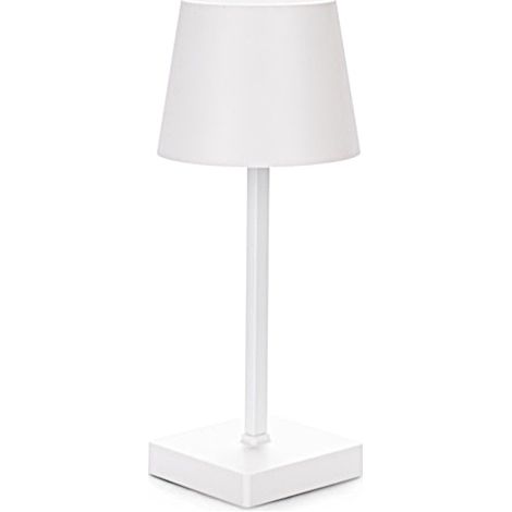 Tischlampe - Balvi - Tic Tic - Aluminium/ABS - Weiß - Moderner Skandinavischer Stil