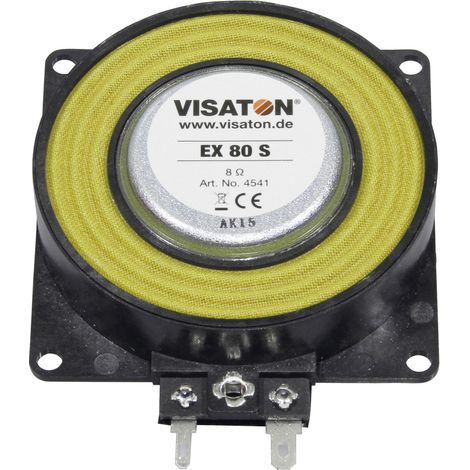 Visaton 4541"Körperschallwandler EX 80 S - 8 Ohm Lautsprecher schwarz (1/2)