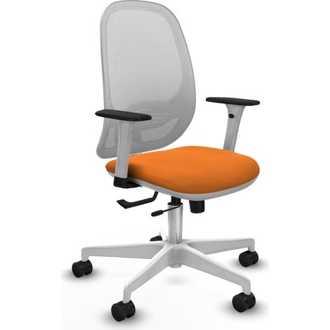 Chaise piqueras y crespo Cilanco blanc soutien lombaire ajustable (1/2)