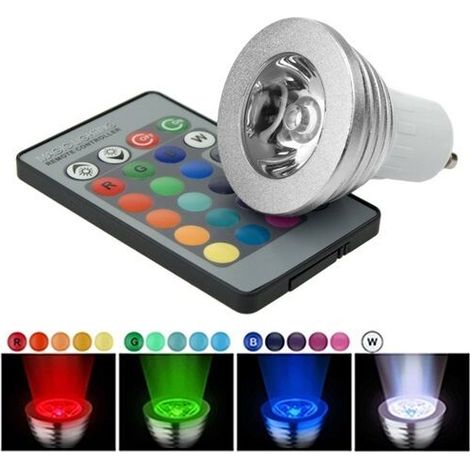 LED-SPOTLIGHTRGB-LICHT,PROGRAMMIERBAREEFFEKTEUNDMEHRFARBIGEGU103WMITFERNBEDIENUNG