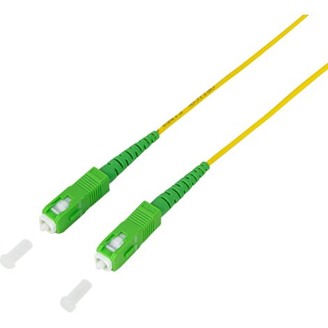 LogiLink FPSSC01 Cable de fibra óptica e InfiniBand 1 m SC Amarillo (1/5)