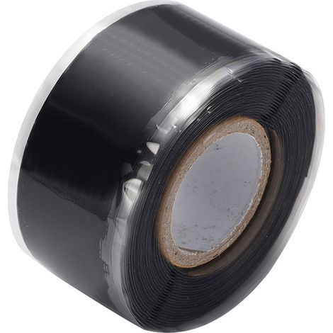 Parche adhesivo impermeable para reparación de juntas, cinta adhesiva a prueba de fugas para reparación de tuberías de agua de baño, cocina, ducha (negro, 1,5 m), 1 unidad
